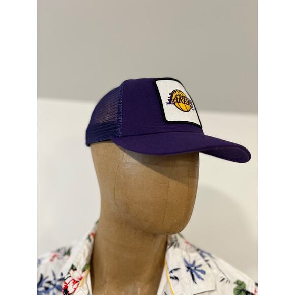 NBA Purple LA Lakers Ultra Game Adjustable Snapback Hat - Picture 3 of 6